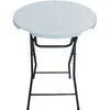 Image de Table haute pliante en plastique Ø 80 cm "Lili" - blanc