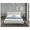 Image de Lit double en tissu design "Moritz" - 180 x 200 cm - Beige