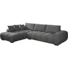 Image de Canape angle fixe HABITAT ET JARDIN 3 places en tissu gris 207 x 307 x 82 cm