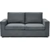 Image de Canapé convertible express en tissu "Elena" - 3 places - Couchage 140 cm - Gris