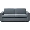 Image de Canapé convertible express en tissu "Diana" - Couchage 140 cm - 3 places - Gris