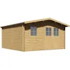 Image de Abri de jardin bois "Belval" - 19 m² - 28 mm