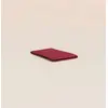 Image de Drap housse 140x200 cm - Percale de coton - Rouge - Idéal en toute saison - Confectionné au Portugal - Tediber