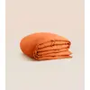 Image de Housse de couette 260x240 cm - Lin fançais et belge - Orange - Respirante, responsable et durable - Tediber