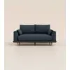 Image de Canapé 4 places - Tissu Bleu - Design et confortable - Fabriqué en France - Tediber
