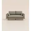 Image de Canapé 3 places - Tissu Gris - Design et confortable - Fabriqué en France - Tediber