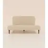 Image de Lit Scandi 180x200 cm Plus - Beige Velouté - Bois nordique et acier recyclable - Style scandinave - Design intemporel et confortable - Robuste - Tediber
