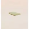 Image de Drap housse 80x200 cm - Gaze de coton - Vert - Doux et gaufré - Toute saison - Confectionné au Portugal - Tediber