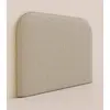 Image de Tête de lit Galbée 160 cm - Beige - Accueil moelleux - Design italien - Garantie 5 ans - Tediber