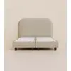 Image de Lit Boxspring Signature 140x190 cm - Beige - Pin massif et ressorts durables - Design Italien - Confort hôtelier - Garantie 5 ans - Tediber