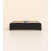 Image de Sommier coffre 90x190 cm - Noir - Acier recyclé et lattes en bois - Grand volume de rangement - Ouverture facile - Fait en France - Tediber