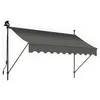 Image de BLUMIE Store banne 250x150 cm avec éclairage led et manivelle - Gris