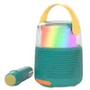 Image de Enceinte Bluetooth Lumineuse KS-80 avec Mode Karaoké et Micro Change Voix Mobility on Board Bleu canard