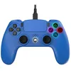 Image de Freaks and Geeks - manette filaire bleue pour ps4 de freak and geeks avec câble de 3 mètres et prise jack intégrée