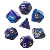 Image de Lot de 7 dés - Fusion Bleu et violet sombre - Epic Forge