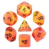 Image de Lot de 7 dés - Feu Phosphorescent - Epic Forge