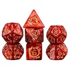 Image de Lot de 7 dés - Auspicious Clouds-red - Epic Forge