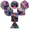 Image de Lot de 7 dés - Elfes de la nuit - Epic Forge