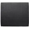 Image de Tete de lit Tapissée Tissu Noir L 200 cm - Ep 10 cm rembourré