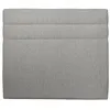 Image de Tete de lit Lignes Bouclette Gris L 200 cm - Ep 10 cm rembourré