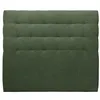 Image de Tete de lit Capitonnée Tissu Vert L 140 cm - Ep 10 cm rembourré