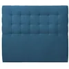 Image de Tete de lit Capitonnée Velours Bleu L 180 cm - Ep 10 cm rembourré