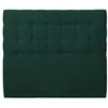 Image de Tete de lit Capitonnée Velours Vert L 160 cm - Ep 10 cm rembourré