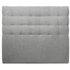 Image de Tete de lit Capitonnée Bouclette Gris L 200 cm - Ep 10 cm rembourré