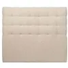 Image de Tete de lit Capitonnée Bouclette Beige L 160 cm - Ep 10 cm rembourré
