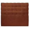 Image de Tete de lit Capitonnée Bouclette Terracotta L 200 cm - Ep 10 cm rembourré