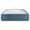 Image de Sommier Coffre Tissu Bleu 180x200 H39cm