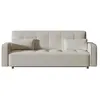 Image de Canapé scandinave convertible 3 places en tissu bouclette blanc COPENHAGUE CONCEPT USINE