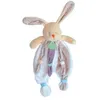 Image de BABY NAT Poupi et poussieres detoiles - Doudou lapin POUPI nature 29 cm