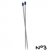 Image de Aiguilles à Tricoter de 40cm en aluminium n°2 a n°6 - Distrifil(...) -