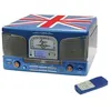 Image de INOVALLEY RETRO03UK Chaine HiFi -Platine Vynile - TD/CD/FM
