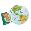 Image de Globe terrestre enfant gonflable Caly Animaux de la nature