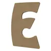 Image de Lettre majuscule E en bois MDF à décorer - 15 cm