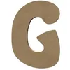 Image de Lettre majuscule G en bois MDF à décorer - 15 cm