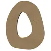 Image de Lettre majuscule O en bois MDF à décorer - 15 cm
