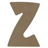 Image de Lettre majuscule Z en bois MDF à décorer - 15 cm
