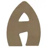 Image de Lettre majuscule A en bois MDF à décorer - 8 cm