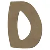Image de Lettre majuscule D en bois MDF à décorer - 8 cm