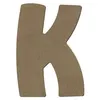 Image de Lettre majuscule K en bois MDF à décorer - 8 cm - Gomille