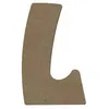 Image de Lettre majuscule L en bois MDF à décorer - 8 cm