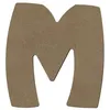 Image de Lettre majuscule M en bois MDF à décorer - 8 cm