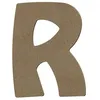 Image de Lettre majuscule R en bois MDF à décorer - 8 cm