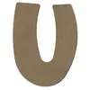 Image de Lettre majuscule U en bois MDF à décorer - 8 cm