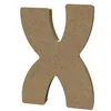 Image de Lettre majuscule X en bois MDF à décorer - 8 cm