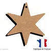 Image de Etoile 6 branches en bois à suspendre 11 cm