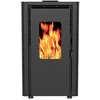 Image de Poêle à granulés de bois 6.1kw noir Supra orphee 6 noir